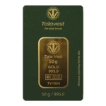 عکس شمش طلا 50 گرمی 24 عیار