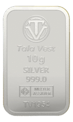 شمش نقره 10 گرمی