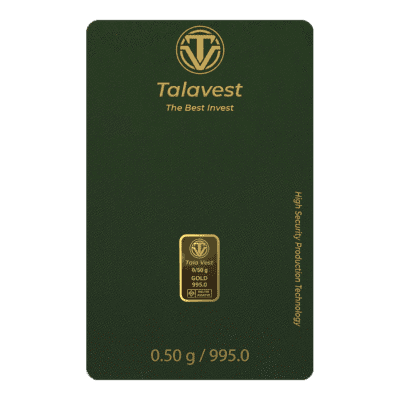 عکس شمش طلا 0.5 گرمی 24 عیار طلاوست عکس شمش طلا 0.5 گرمی 24 عیار طلاوست
