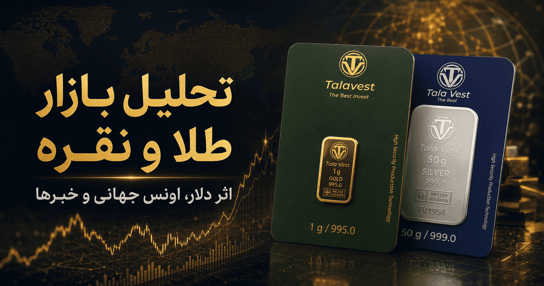 تحلیل امروز قیمت طلا و شمش